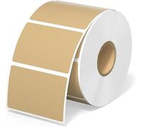 MUNBYN 57mmx32mm Direct Thermal Labels, Self-Adhesive Address Shipping Thermal Stickers, BPA&BPS Free Kraft Square Stickers for Label Printer-1 Roll,1000 Sheet