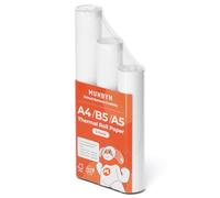 MUNBYN A4/A5/B5 Thermal Paper Compatible with ITP01 ITP02 ITP04 A4 Portable Printer BPA Free Thermal Paper for Contract, Photo, Homework