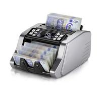 MUNBYN IMC20 Money Counter Machine UK with Value Count for GBP/EUR/USD Bill Counter, Add/Batch/Value Mode Banknote Counter, 1000 Bills per Minute, LED External Display