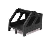 MUNBYN Label Holder for Rolls and Stack Fan-Fold Labels, ILH01, Black