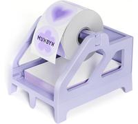 MUNBYN Label Holder for Rolls and Stack Fan-Fold Labels, ILH01, Purple