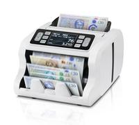MUNBYN Money Counter Machine Mixed Denomination, VUV/MG/IR/MT Banknote Counter, Cash Counting Machine, GBP, EUR, USD Counterfeit Money Detector, IMC09, White