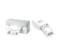 MUNBYN RW403B Bluetooth Shipping Label Printer+4x6 Thermal Shipping Labels Fanfold