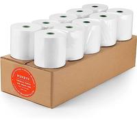 MUNBYN Thermal Paper 80x50mm, 10 Rolls Receipt Paper Work for Star Micronics TSP100 TSP143 Epson 80mm Receipt Printer Square POS Register, 80mm Thermal Receipt Paper, BPA Free, Plus Version
