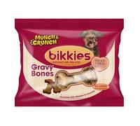 Munch & Crunch Dog Treats Bikkies Gravy Bones - 300g