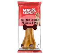 Munch & Crunch Dog Treats Buffalo Coated Pressed Bone 1 Pack
