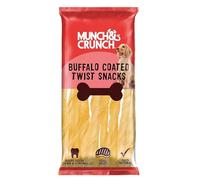 Munch & Crunch Dog Treats Buffalo Coated Twist Sticks x 1 Pack