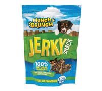 Munch & Crunch Dog Treats Jerky Snack Low In Fat 100g x 24 Packs