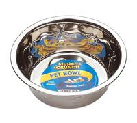Munch & Crunch Large 19.5cm Stainless Steel Pet Bowl