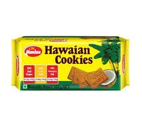 Munchee Hawaian Cookies - Crunchy Coconut Biscuits | Sweet Tropical Tea Time Snack | Kids Lunchbox Treat | Original Sri Lankan taste (100g, Pack of 4)