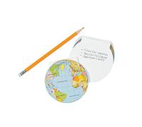 MunchieMoosKids Pack of 12 - Earth Globe Notepads - Party Bag Fillers