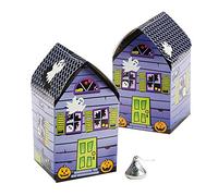 MunchieMoosKids Pack of 12 - Haunted House Favor Boxes