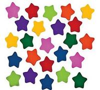 MunchieMoosKids Pack of 40 - Rubber Mini Star Erasers