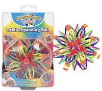 MunchieMoosKids Rainbow Large Coloured Sensory Expanding Scalable Variable Magic Flower Ball, Mini Rings Sphere Magic Ball for Kids Science Orbit