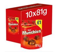 Munchies Milk Chocolate & Caramel Sharing Bag 81g x Case of 10