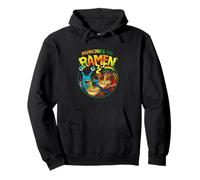 Munchies The Ramen Noodle Eating Alien Dreadlocks Art Pullover Hoodie
