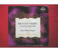Munchinger, Karl Bach Brandenburg Concertos Nos 1, 3 & 6 LP Decca LXT5198 1958 Stuttgart Chamber Orchestra