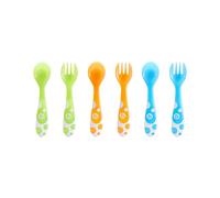 Munchkin 011454 Multi-coloured Forks and Spoons Set of 6