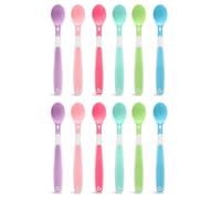 Munchkin 12 Pack Soft Tip Baby Spoons | Ergonomic Handles | Weaning Spoons