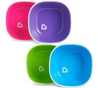 Munchkin Splash Toddler Bowls | Weaning Bowls | Baby and Children Weaning Bowls | Easy to Clean & Durable and Safe | 2 Pack
