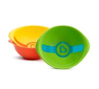 Munchkin 3 Pack White Hot Toddler Bowls | Heat Alert Safety | Feeding Bowls
