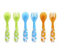 Munchkin 6 Multi Coloured Forks & Spoons