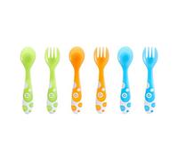 Munchkin Multi-coloured Toddler & Baby Spoons| Baby Weaning Spoons Set| BPA Free Baby Feeding Spoons & Dessert Spoons for Babies| 12months + | 6 Pack