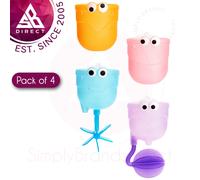 Munchkin Baby Bath Creative Water Falls Toy Suction Cups Pack of 4│12m+