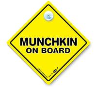Munchkin Baby on Board Car Sign with Suction Cup, 14cm