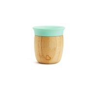 Munchkin Bambou 5oz Open Training Cup for Babies and Toddlers Non-Toxic Bamboo and Food-Grade Silicone
