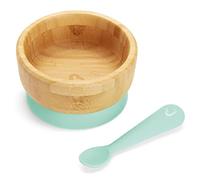 Munchkin Bambou Suction Bowl & Spoon Set, Mint