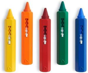 Munchkin Bath Time Toy Crayons - Multi-Coloured, Pack of 5