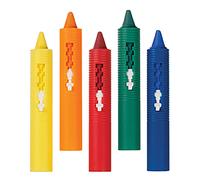 Munchkin Bath Crayons | Colourful Bath Toy Mess-Free Shower Toys | Draws on Tiles & Porcelain | Washable Baby Bath Toy - Set of 5 Crayons