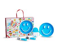 Munchkin Be Happy Toddler Dining Set - Blue