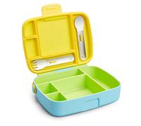 Munchkin Bento Toddler Lunch Box, Green, Stainless Steel