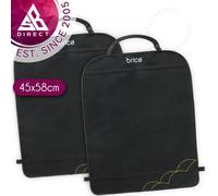 Munchkin Brica Extra Large Deluxe Kick Mats Pack of 2│45 x 58cm│Machine Washable