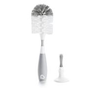 Munchkin Bristle Baby Bottle Cleaner Brush for Baby Cups | Grey