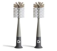 Munchkin® Bristle™ Bottle Brush, Modern Design, 2 Pack, Grey