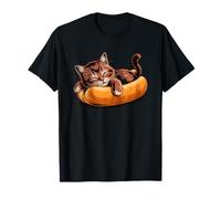 Munchkin Cat Hotdog Bun Sausage Cat T-Shirt