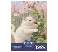 Munchkin Cat Jigsaw Puzzles 1000 Piece Animal for Adults Fun Stress Relief Toy Intellectual Game Education Game Home Decoration Challenge Educational 38x26cm/1000pcs
