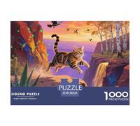 Munchkin Cat Jigsaw Puzzles for Adults 1000 Beautiful Decoration Puzzle Cute Cat Challenging Puzzles Fun Present & Activity for Home38x26cm/1000pcs