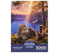 Munchkin Cat Jigsaw Puzzles for Adults 1000 Educational Games Cute Cat Colourful,Fun,Challenging And Brainteasing Fun Present & Activity for Home38x26cm/1000pcs