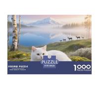 Munchkin Cat Puzzles 1000 Pieces for Adults Beautiful Decoration Puzzle Cute Cat Colourful,Fun,Challenging And Brainteasing Adults Jigsaw Puzzle Gifts for Men38x26cm/1000pcs