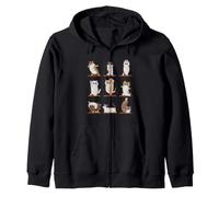Munchkin Cat Yoga Zip Hoodie