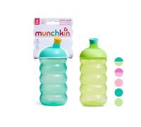 Munchkin Click Lock Baby Cup with Spout | 2 Pack | 12m+ | 296 ml Blue/Green