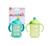 Munchkin Click Lock Baby Cup with Spout |2 Pack | 6m+ |236 ml |Blue/Green