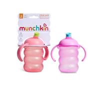 Munchkin Click Lock Baby Cup with Spout |2 Pack | 6m+ |236 ml |Pink/Purple