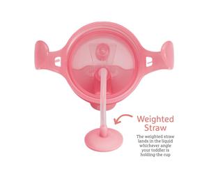 Munchkin Click Lock Tip & Sip Straw Cup Set| Baby & Toddler Sippy Cups with Straw| BPA Free Non Spi