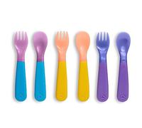 Munchkin Colorreveal Color Changing Toddler Forks & Spoons, 6 Pack