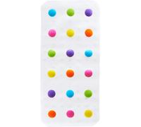 Munchkin Dandy Dots Non Slip Baby Bath Mat | Colourful Bubble Shower Mat | Bathm